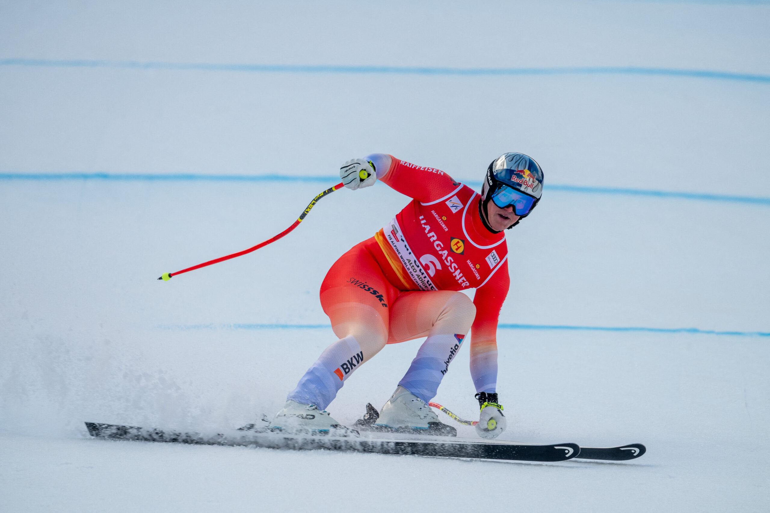 Schiorul elvețian Franjo Von Allmen câștigă prima medalie de aur de la Milano-Cortina 2026, la proba de coborâre din competiția de schi alpin