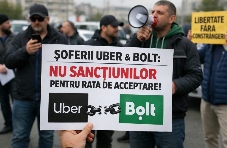 Șoferii Uber și Bolt nu mai vor să fie sancționați dacă refuză curse. Scrisoare deschisă către Guvern