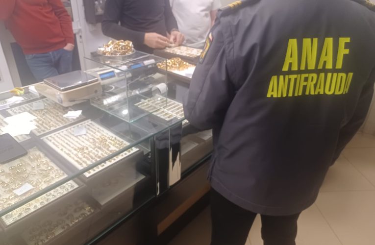 ANAF: Captură de 6 kg de aur fără documente de proveniență, în Călăraşi