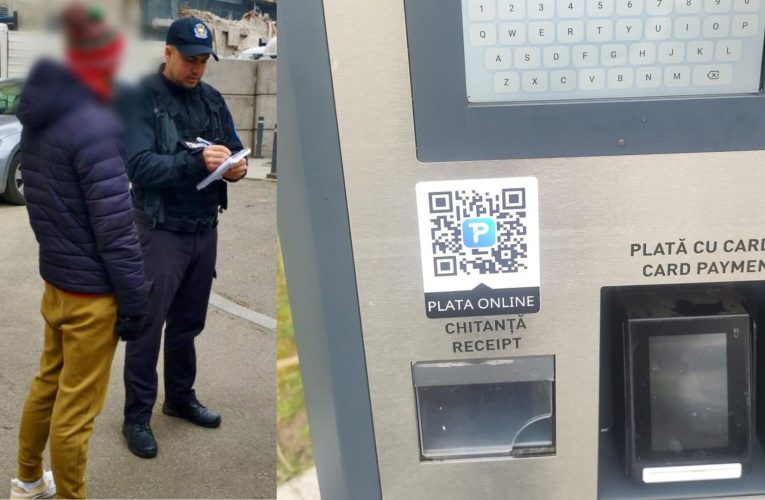 Coduri QR false pe unele parcometre din Capitală. Șoferii, îndemnați să plătească parcarea doar prin căile oficiale