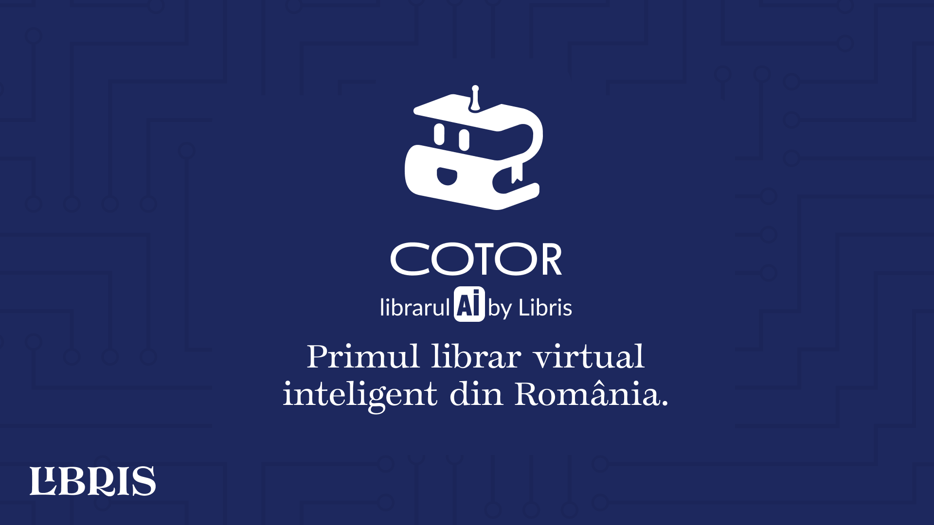 Cotor, librarul AI al Libris, este primul librar virtual inteligent din Romania si un filtru in multitudinea de recomandari de carte