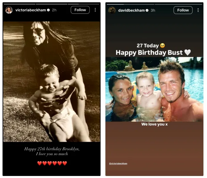 Gest de împăcare? David și Victoria Beckham îi scriu lui Brooklyn de ziua lui
