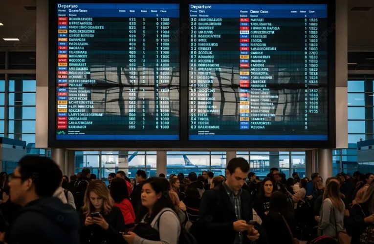 Haos în transportul aerian din cauza crizei din Orientul Mijlociu. Mii de zboruri din întreaga lume, anulate