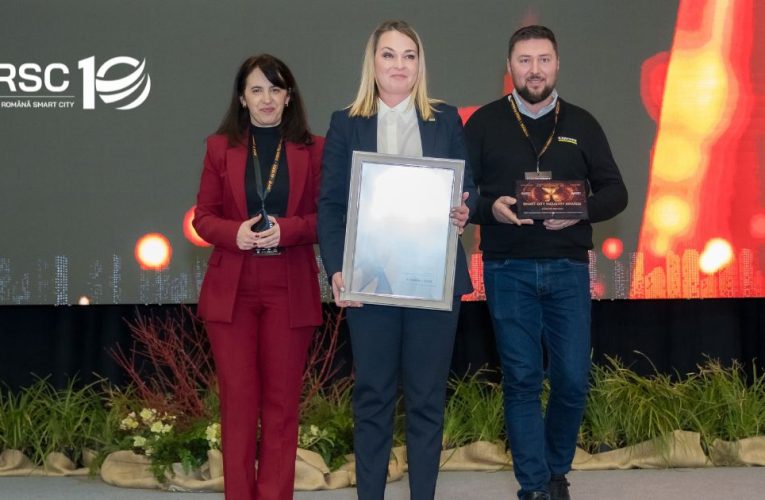 Kärcher România, premiată la Smart City Industry Awards – SCIA X pentru programul „Redăm Frumusețea Orașului”