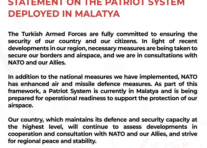 NATO a amplasat Patriot în sudul Turciei, după atacurile iraniene