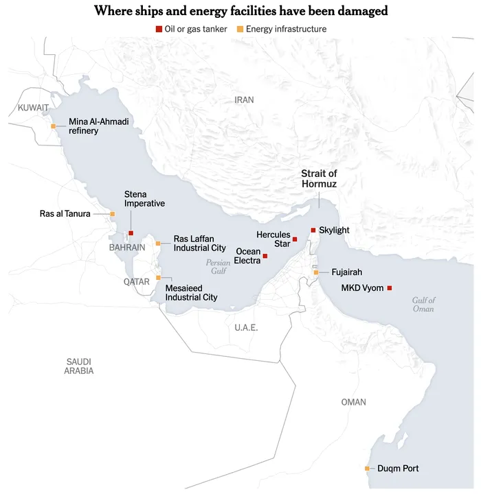 NYTimes: Cum a ajuns războiul din Iran să sufoce producția mondială de petrol și gaze. Navele au ajuns să își falsifice locațiile, ce efecte sunt