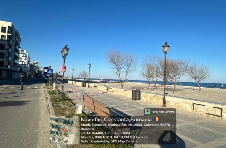 Primăria Năvodari și operatorul terasei unde a fost găsit rezervorul din nisip să ia măsuri de golire a acestuia