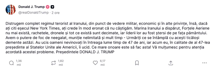 Război în Orientul Mijlociu, ziua 14 | Președintele SUA anunță noi lovituri „puternice” în Iran în zilele următoare
