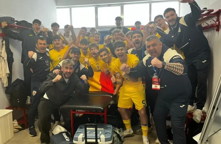 România U17 a învins Portugalia. Naționala va juca împotriva Italiei pentru calificarea la Euro și Mondial