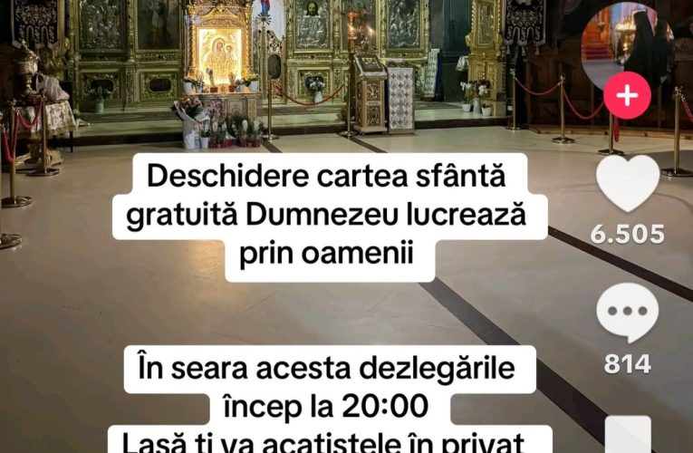 Trafic cu rugăciuni / Două escroace care pozează în măicuțe ale Mânăstirii Pasărea cer bani pe Tik Tok / Mânăstirea Pasărea reacționează