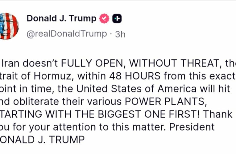 Ultimatum pentru Iran: 48 de ore pentru redeschiderea Strâmtorii Hormuz