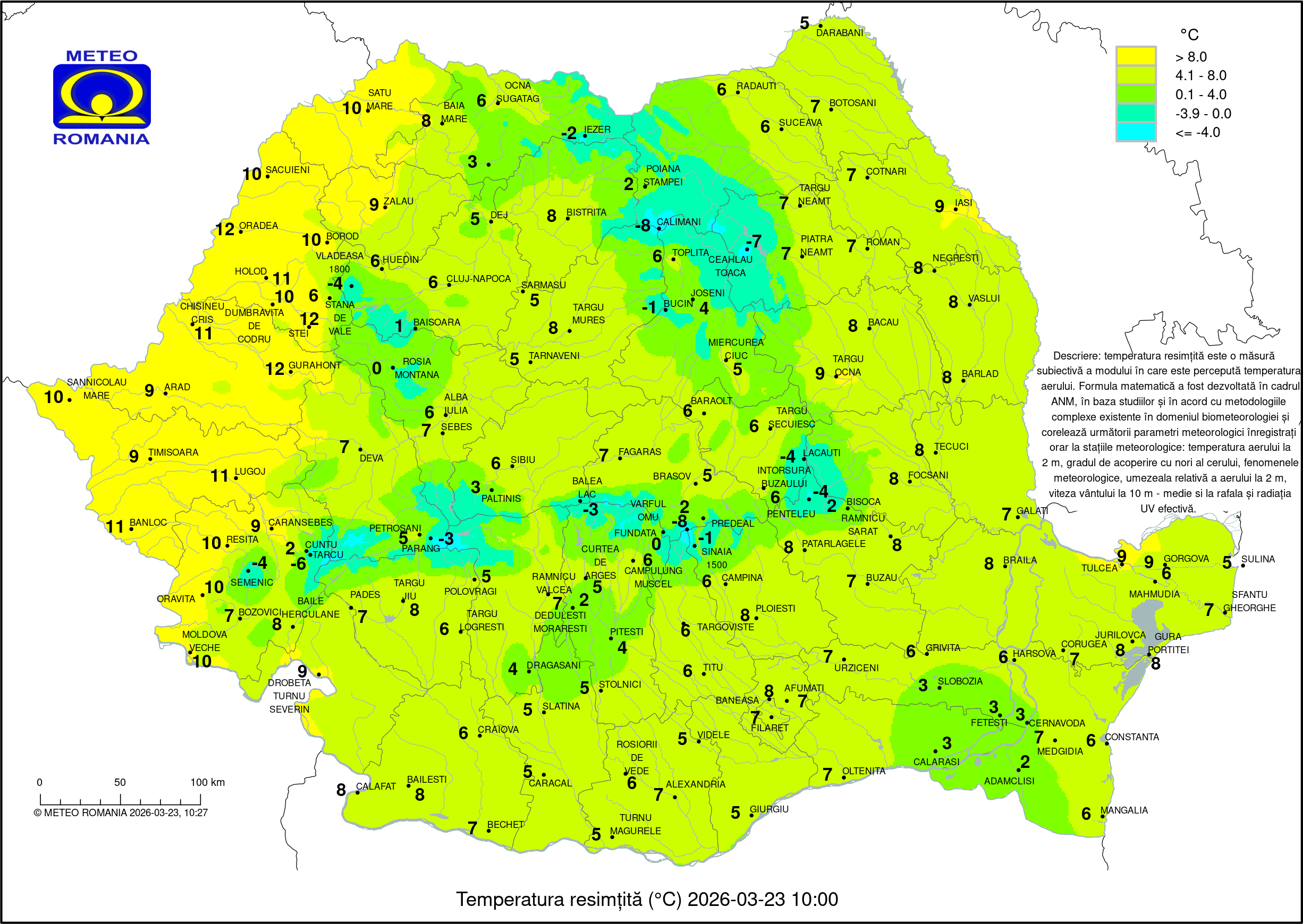 Vreme capricioasă în România: ploi, lapoviță la munte și o încălzire temporară