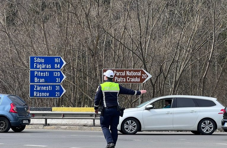 Aglomerație pe DN1 Brașov-București. Polițiștii recomandă rute alternative