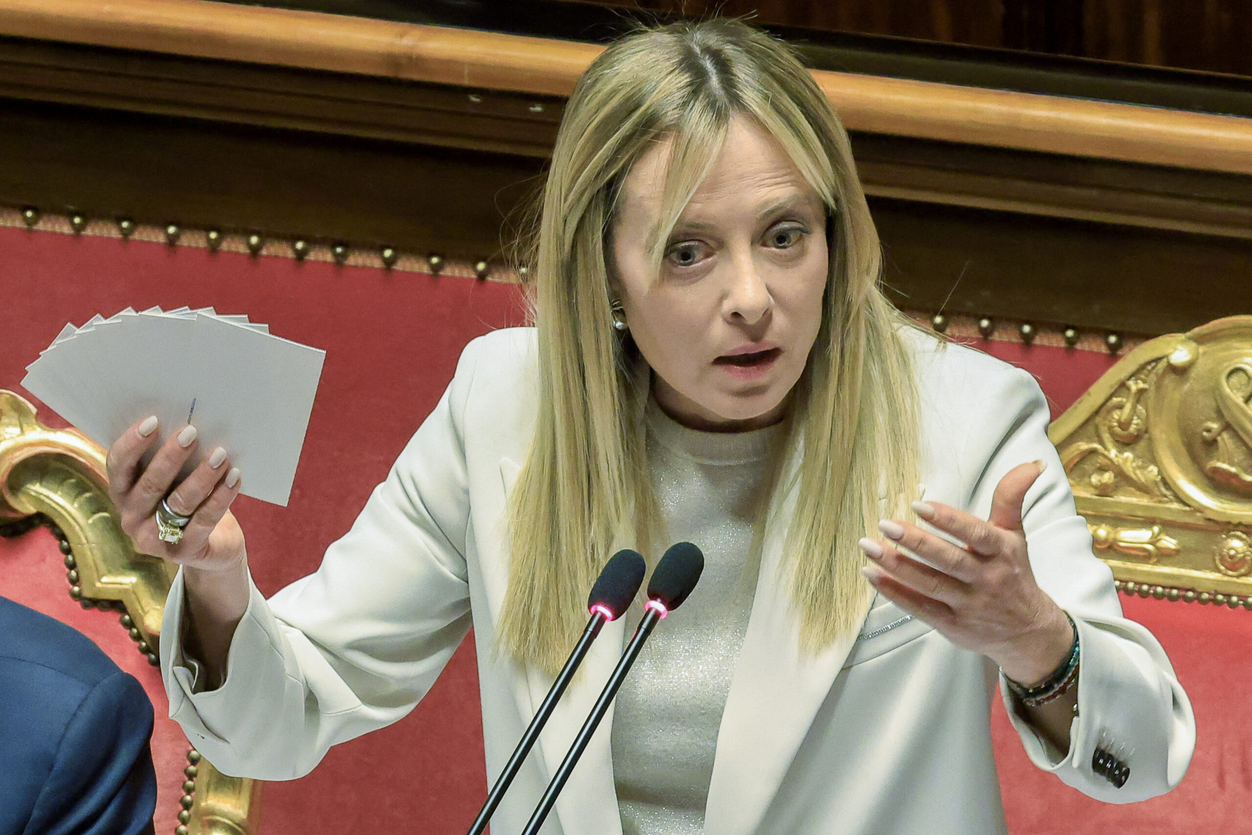 Ambasadorul Rusiei la Roma a fost convocat de Ministerul de Externe după ce Giorgia Meloni a fost insultată la televiziunea rusă