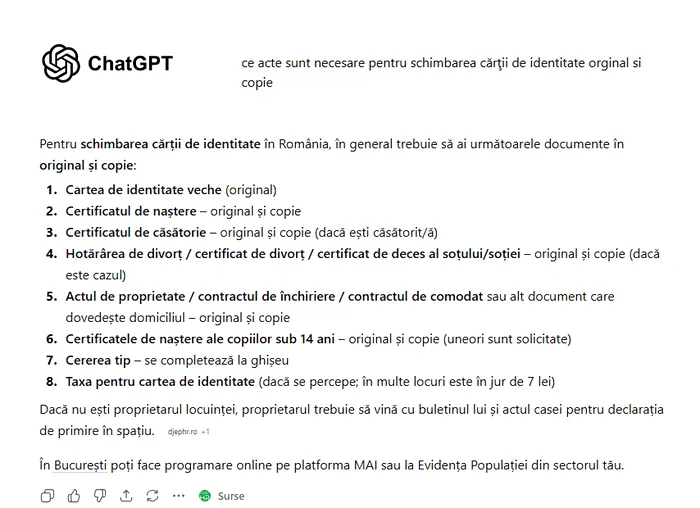 Cât de mult ne ajută AI-ul când e vorba de acte oficiale, precum schimbarea cărții de identitate
