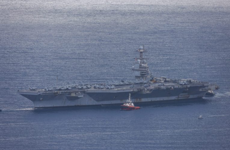 Cel mai mare portavion din lume, USS Gerald Ford, s-a întors în Orientul Mijlociu