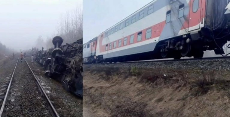 Cel puțin șapte răniți în urma deraierii unui tren în Rusia