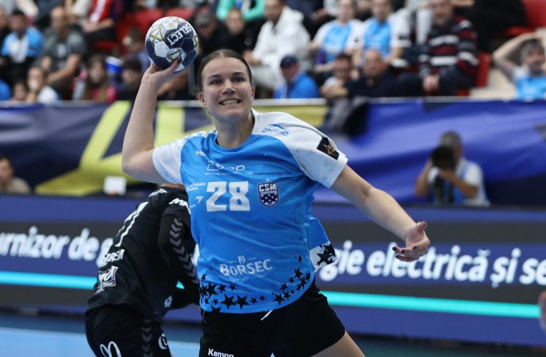 CSM București surclasează ultima clasată și revine pe primul loc în Liga Florilor la handbal feminin