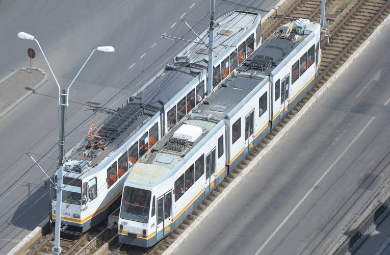 Două trasee de tramvai din Capitală vor fi modificate începând de luni