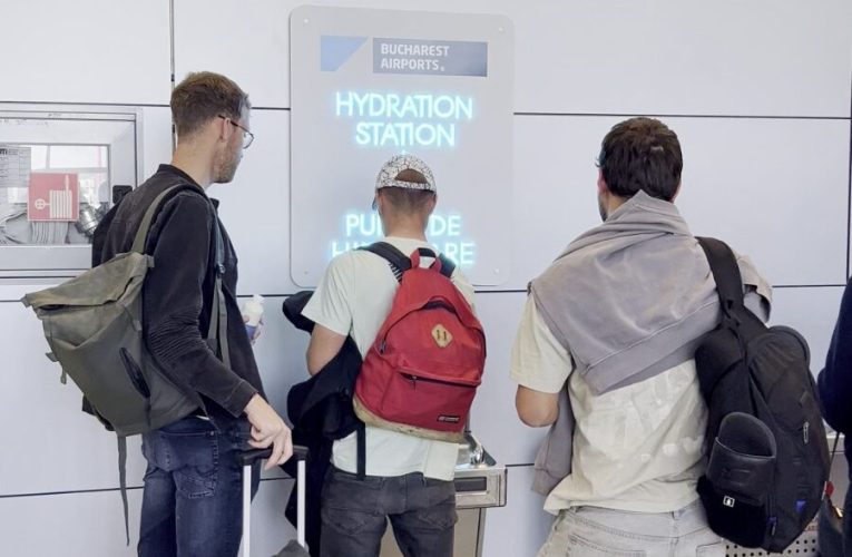 First 10 hydration stations installed in Bucharest Airports