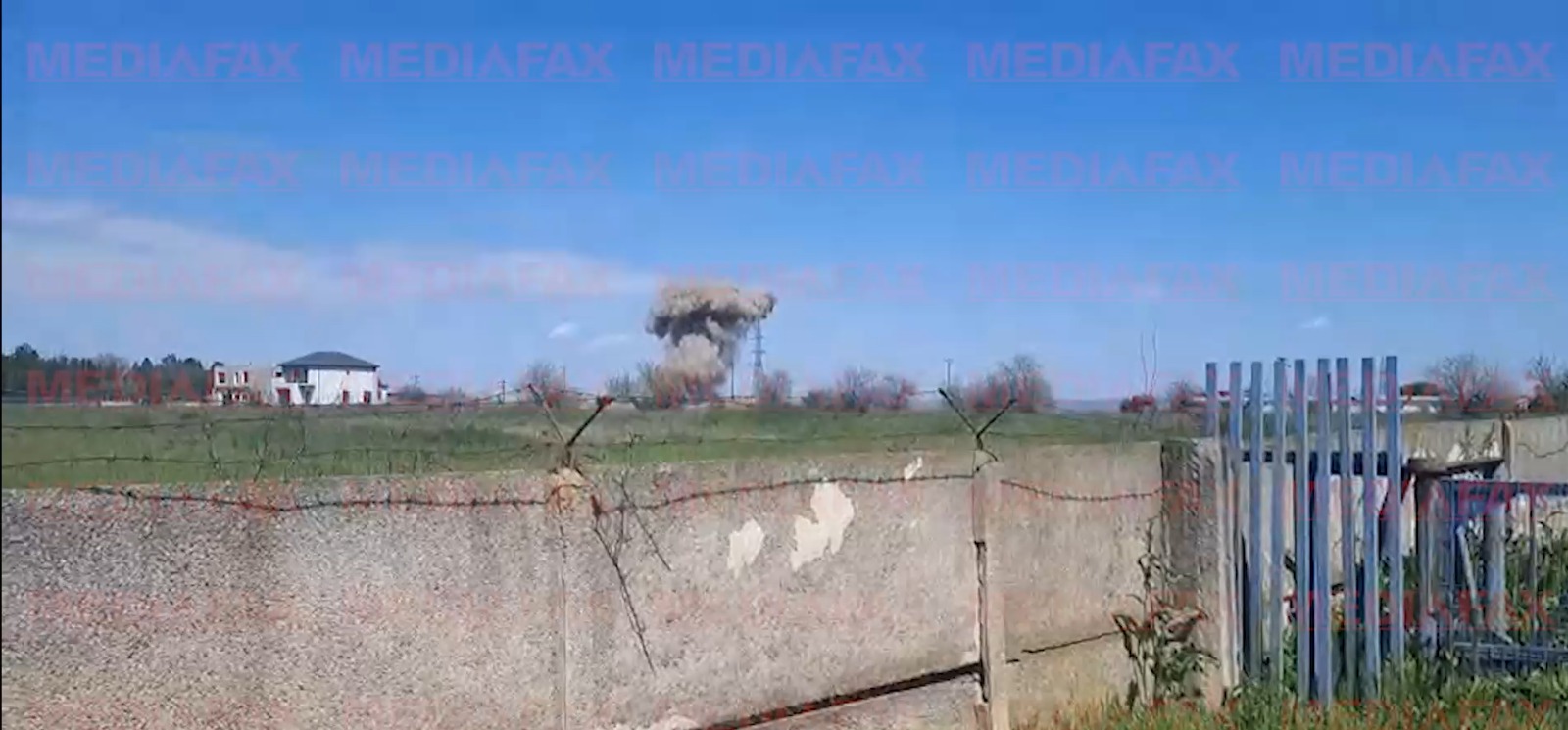 Fragmentele de dronă căzută în Galați au fost detonate controlat. A fost emis RO-Alert