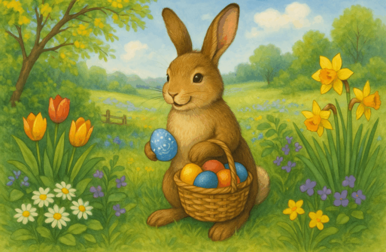 Iepurașul de Paște: Legenda și originea personajului care aduce cadouri copiilor