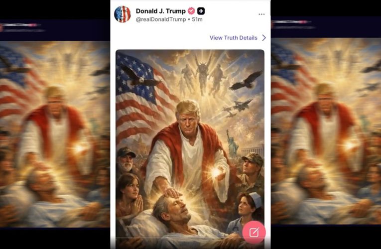 Imaginea AI cu Trump în ipostază de Iisus, criticată dur. Reacții din partea vedetelor și a Bisericii