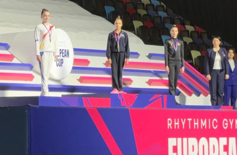 Medalie de argint pentru România la Cupa Europeană de gimnastică ritmică în concursul junioarelor
