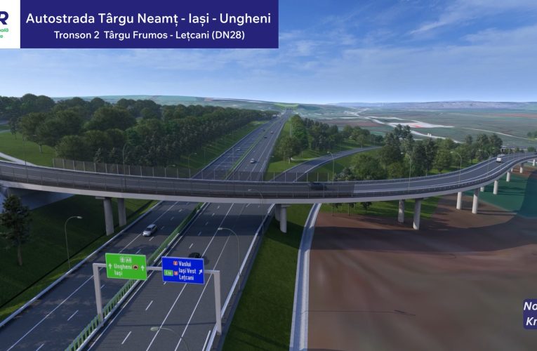O asociere de firme din România şi Bulgaria, desemnată câştigătoare pentru construirea tronsonului 2 Târgu Frumos-Lețcani al Autostrăzii A8