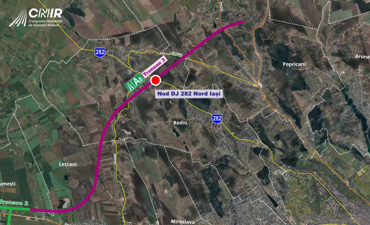 Pas înainte pentru Autostrada A8: constructor desemnat pe tronsonul care va ocoli Iașiul