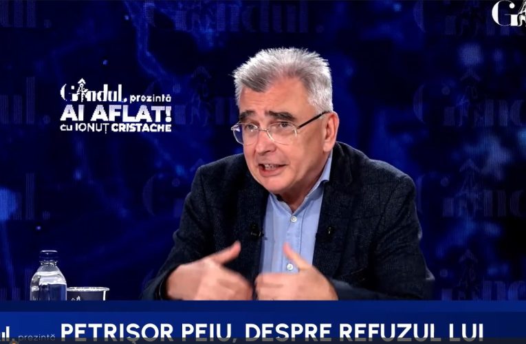 Peiu, despre Nicușor Dan: La 50 de ani, înveți să te stăpânești să nu mai faci gesturi precum scobitul în nas