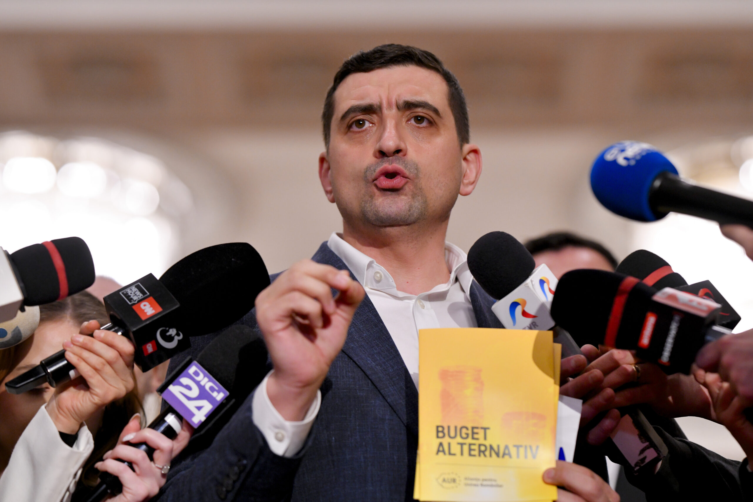 Principalele măsuri economice pe care AUR le-ar adopta dacă ar fi la guvernare. Simion: „Reducerea cheltuielilor statului și exploatarea resurselor naturale”