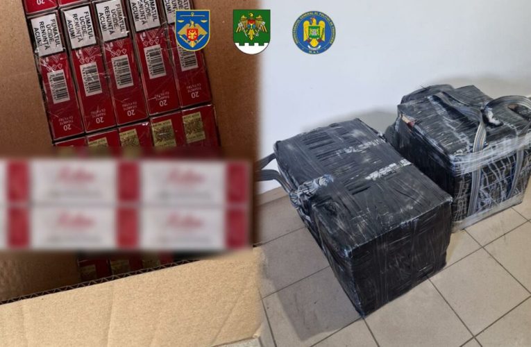 Rețea de contrabandă cu țigări, destructurată în Republica Moldova cu sprijinul Poliției de Frontieră Române