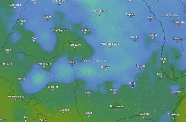 Risc ridicat de îngheț în acestă nopate. Agricultorii din nou în alertă