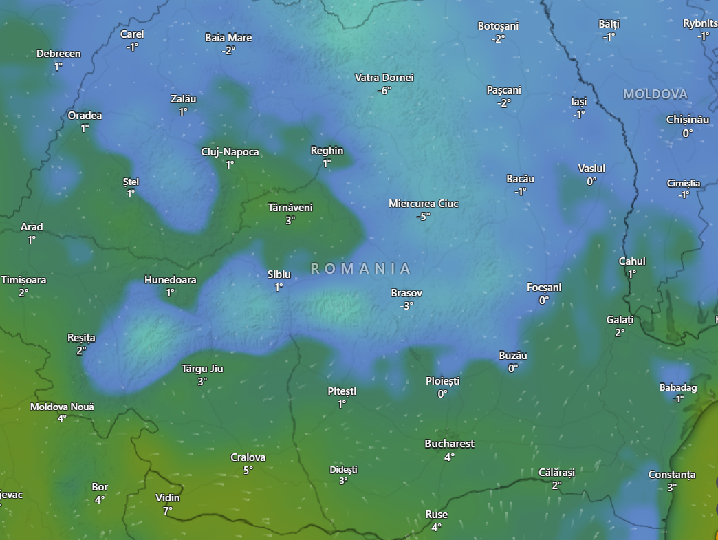 Risc ridicat de îngheț în acestă nopate. Agricultorii din nou în alertă