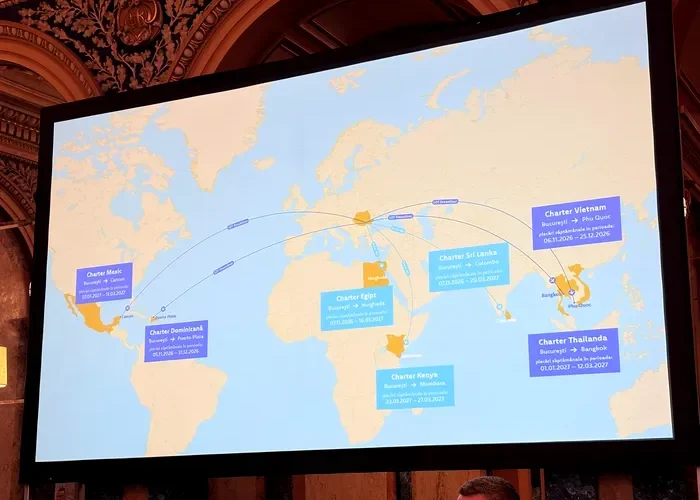 Românii pot merge la iarnă în destinații exotice în America de Nord, America Centrală și Asia, prin zboruri charter directe. O companie lansează conceptul 7 + 7, o vacanța în vacanță