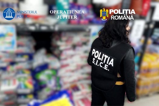 Suceava: Tone de detergent contrafăcut, confiscate de polițiști în cadrul Operațiunii Jupiter