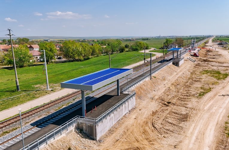 Un nou tronson de cale ferată modernizată a fost dat în circulație în România