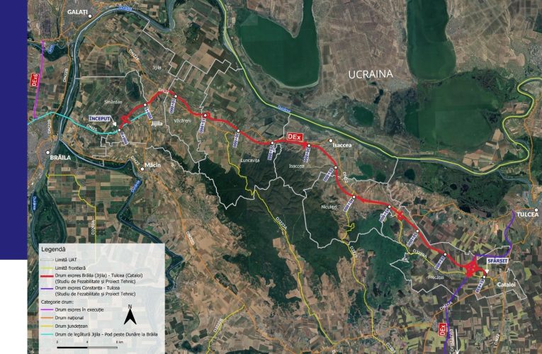 Undă verde pentru Drumul Expres Brăila-Tulcea (Dobrogea Expres)