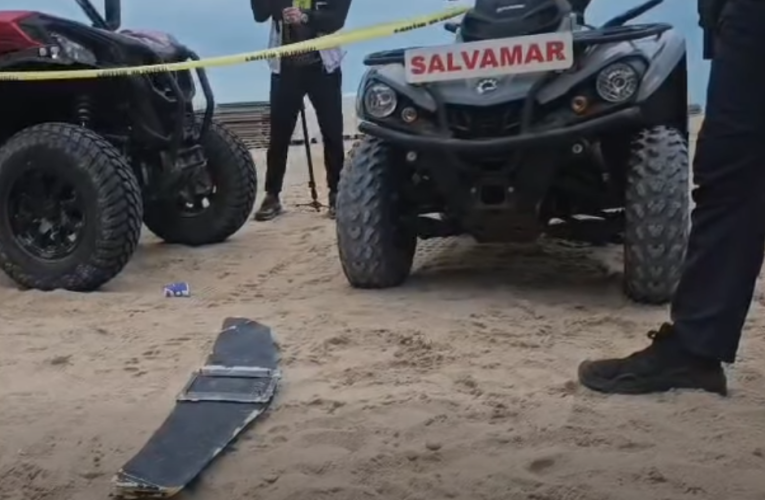 Alertă pe litoral. Fragment de dronă descoperit pe plaja Belona din Eforie Nord