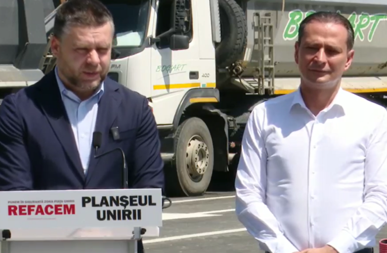 Băluță și Ciucă, împreună pe șantier: Să punem orașul mai presus de interesele noastre politice