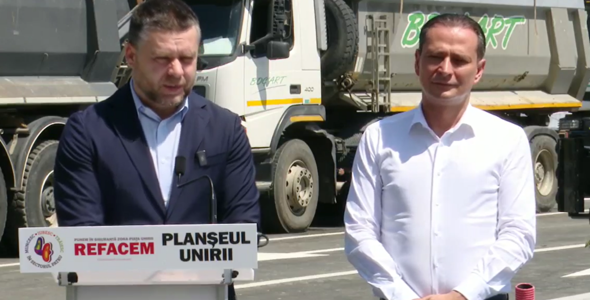 Băluță și Ciucă, împreună pe șantier: Să punem orașul mai presus de interesele noastre politice