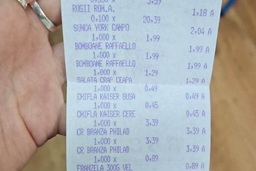 Bon fiscal din 2007, greu de crezut azi: ce cumpărai cu 18,54 lei și cât ar costa azi același coș