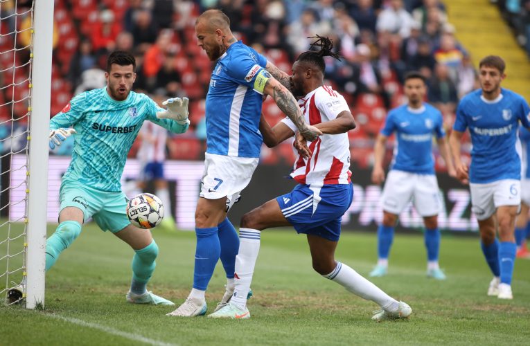 Chindia și Farul, remiză cu șase goluri în prima manșă a barajului pentru Superliga de fotbal