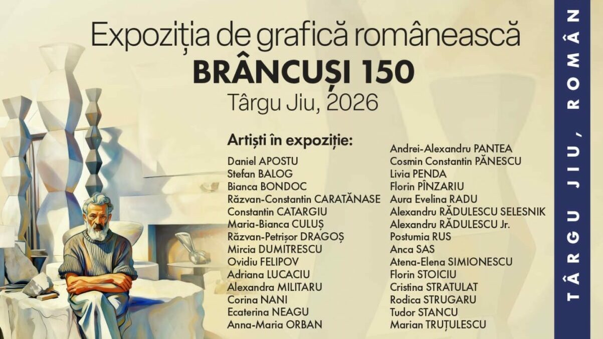 Expoziția „Brâncuși 150”, dedicată marelui sculptor, se deschide la Biblioteca Națională a României