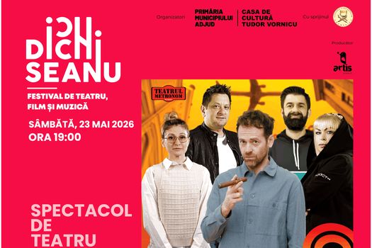Festivalul „Ion Dichiseanu” revine la Adjud cu Maia Morgenstern, Marius Manole, Fuego și trei zile de spectacole și concerte
