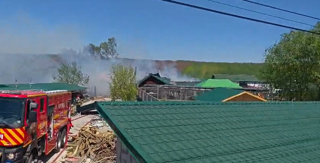 Incendiu la o grădină zoologică din Suceava. Animale salvate din flăcări, două exemplare au murit