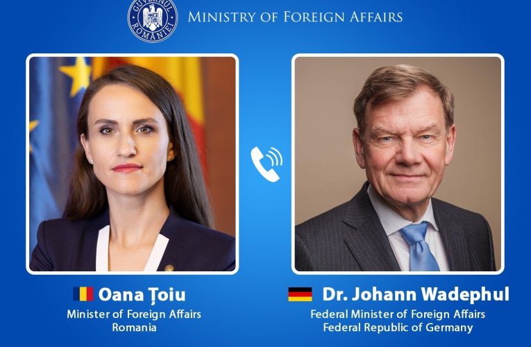 Ministra de Externe Oana Țoiu a discutat cu omologul german Johann Wadephul. Despre ce au discutat