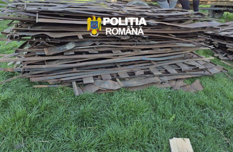 Neamț: S-au furat parazăpezile de pe calea ferată. Un bărbat a fost reținut