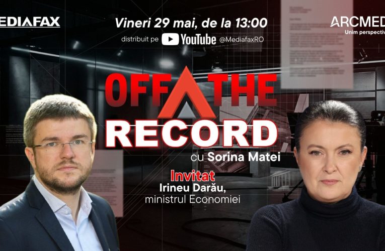 OFF The Record. Invitat: Irineu Darău, ministrul Economiei